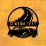 Cars Automotive Metal Sign Custom Muscle Car Road 1
