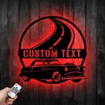 Cars Automotive Metal Sign Custom Muscle Car Road 1