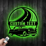 Cars Automotive Metal Sign Custom Muscle Car Road 1