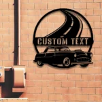 Cars Automotive Metal Sign Custom Muscle Car Road 1