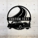 Cars Automotive Metal Sign Custom Muscle Car Road 1
