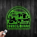 Cars Automotive Metal Sign Custom Sewer Cleaning Truck 1