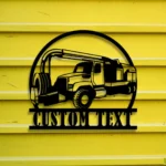 Cars Automotive Metal Sign Custom Sewer Cleaning Truck 1