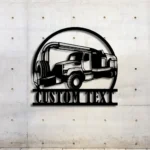 Cars Automotive Metal Sign Custom Sewer Cleaning Truck 1