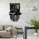 Cars Automotive Metal Sign Custom Us Semi Truck Driver Sign With 1