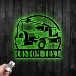 Cars Automotive Metal Sign Custom Vacuum Truck 1