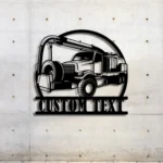 Cars Automotive Metal Sign Custom Vacuum Truck 1