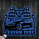Cars Automotive Metal Sign Detailed Sport Car 1