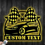 Cars Automotive Metal Sign Detailed Sport Car 1