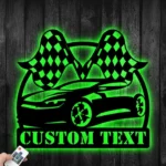 Cars Automotive Metal Sign Detailed Sport Car 1