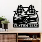 Cars Automotive Metal Sign Detailed Sport Car 1