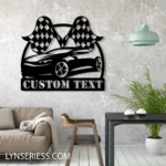 Cars Automotive Metal Sign Detailed Sport Car 1