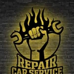 Cars Automotive Metal Sign Fix Tools 1