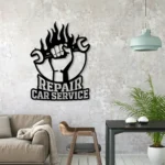 Cars Automotive Metal Sign Fix Tools 1