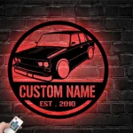 Cars Automotive Metal Sign Personalized Classic Muscle Car Name 1