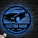 Cars Automotive Metal Sign Personalized Classic Muscle Car Name 1