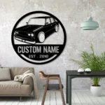 Cars Automotive Metal Sign Personalized Classic Muscle Car Name 1