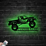 Cars Automotive Metal Sign Personalized Monster Truck Driver Name 1