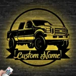 Cars Automotive Metal Sign Personalized Repairman Name 1
