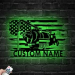 Cars Automotive Metal Sign Personalized Sewer Cleaning Name 1