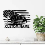 Cars Automotive Metal Sign Personalized Sewer Cleaning Name 1