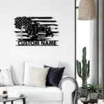 Cars Automotive Metal Sign Personalized Sewer Cleaning Name 1