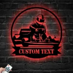 Cars Automotive Metal Sign Racer Title 1