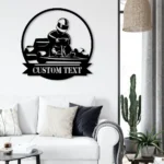 Cars Automotive Metal Sign Racer Title 1