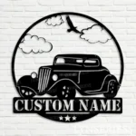 Cars Automotive Metal Sign Repairman Repair Name 1