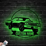Cars Automotive Metal Sign Technician Repair Name 1
