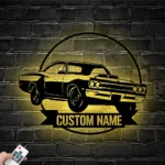 Cars Automotive Metal Sign Technician Repair Name 1