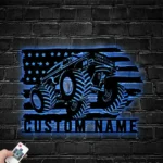Cars Automotive Metal Sign Us Monster Hauler Driver 1
