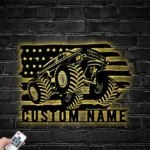 Cars Automotive Metal Sign Us Monster Hauler Driver 1