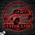 Cars Automotive Metal Sign Workshop Name 1