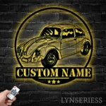 Cars Automotive Metal Sign Workshop Name 1