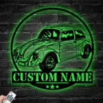 Cars Automotive Metal Sign Workshop Name 1