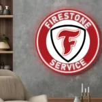 Cars Automotive Neon Sign Firestone Super Car 1