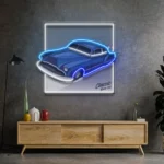 Cars Automotive Neon Sign Hot Rod Racer Enduring Race Car 1