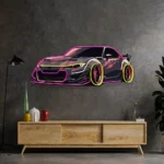 Cars Automotive Neon Sign Race Drift Sport Car 1