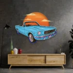 Cars Automotive Neon Sign Summer Vintage Car 1