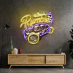 Cars Automotive Neon Sign Super Car Rumble 1