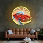 Cars Automotive Neon Sign Vintage Car Club 1