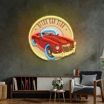 Cars Automotive Neon Sign Vintage Car Club 1