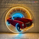 Cars Automotive Neon Sign Vintage Car Club 1
