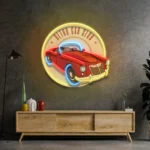 Cars Automotive Neon Sign Vintage Car Club 1