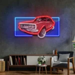 Cars Automotive Neon Sign Vintage Old Car 1