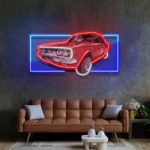 Cars Automotive Neon Sign Vintage Old Car 1