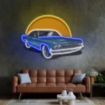 Cars Automotive Neon Sign Vintage Retro Car 1