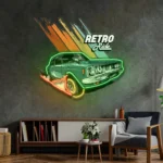 Cars Automotive Neon Sign Vintage Ride Car 1