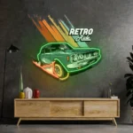 Cars Automotive Neon Sign Vintage Ride Car 1